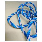Blue and White Twisted Horse lead rope