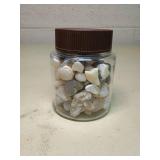 Natural Oregon Agate Collection in Glass Jar
