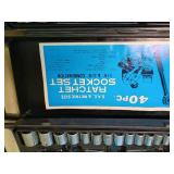 40pc SAE & Metric Ratchet Socket Set 1/4 & 3/8 lot of 2 (NOT COMPLETE SETS)