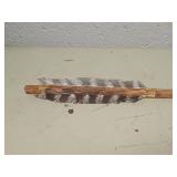 Hand-Crafted Wood arrow with indian arrowhead