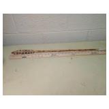 Hand-Crafted Wood arrow with indian arrowhead