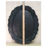 Ornate Decorative Wall Mirror with Embossed Frame