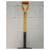 Square Point Shovel with Yellow Handle