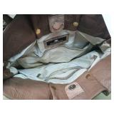 Francesca Miranda Crocodile Embossed Leather Handbag