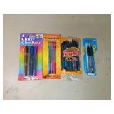 School Supply Bundle - Glitter Pens and Mechanical Pencils