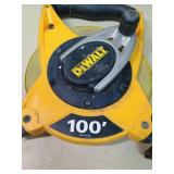 DeWalt 100ft Open Reel Measuring Tape