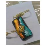 Handcrafted Dichroic Glass Earrings