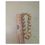 Multi-Color Enamel Circle Link Necklace