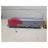 Bachmann HO Scale Train Set with Santa Fe Locomotive