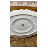 Johann Haviland Bavaria Blue Floral Gravy Boat with Underplate