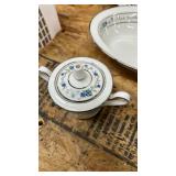 Noritake Blue Floral Serving Set