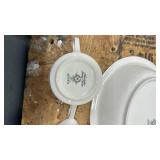 Noritake Blue Floral Serving Set