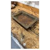 Decorative Metal Serving Tray