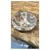 Natural Brown Agate Polished Stone 2 inches tall, 7 inches across