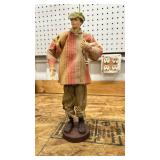 1940s Style Golf Figurine with Stand