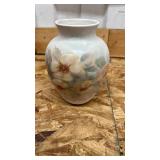 Hand Painted Floral Ceramic Vase