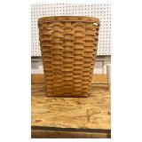 Longaberger Handwoven Waste Basket, some defects see pics