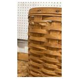Longaberger Handwoven Waste Basket, some defects see pics
