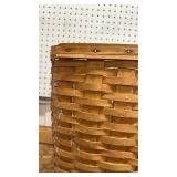 Longaberger Handwoven Waste Basket, some defects see pics