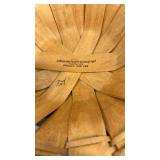 Longaberger Round Gathering Basket 1993, no damage, wear from use