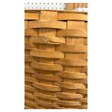 1992 Longaberger Magazine Basket, slight damage, see pics