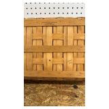 Longaberger Handwoven Basket - Made in Dresden, Ohio, serving tray basket, no damage