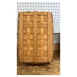 Longaberger Handwoven Basket - Made in Dresden, Ohio, serving tray basket, no damage