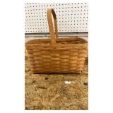 Longaberger Handwoven Market Basket, slight damage see pics