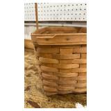 Longaberger Handwoven Market Basket, slight damage see pics