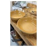 Homer Laughlin Golden Yellow Vegetable Bowl Set of 2