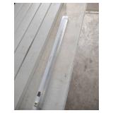 Five pieces new in box one lit up the show 4ft Commercial LED Strip Light Fixture with cord