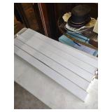 Five pieces new in box one lit up the show 4ft Commercial LED Strip Light Fixture with cord