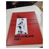 1987 Lawrence High School Yearbook - Red and Black