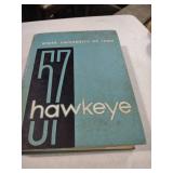 1957 State University of Iowa Hawkeye Yearbook