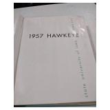 1957 State University of Iowa Hawkeye Yearbook