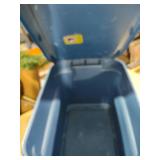 Large Blue Storage Container with Lid