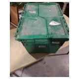 Industrial Storage Container with Attached Lid