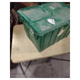 Industrial Storage Container with Attached Lid