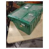 Industrial Storage Container with Attached Lid