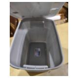 Gray Storage Container with Lid