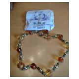 Crystal and Pearl Beaded Necklace from J. Robertson Pitlochry