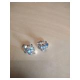 White Milk Glass Jewelry Set with Floral Design