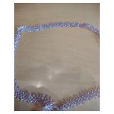 Crystal Beaded Tassel Necklace