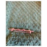 Pink Crystal Hair Pin