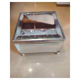 Glass Display Box with Brass Frame