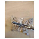 Gold and Silver Metal Butterfly Hair Clips Set