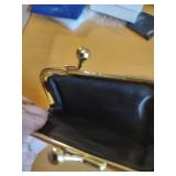 Buxton Blue Leather Coin Purse