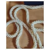 Twisted Pearl Rope Necklace