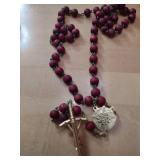 Catholic Rosary with Medal and Original Box