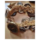 Decorative Button Bracelets Set